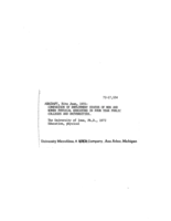 Comparison of employment status of men and women physical educators in four year public colleges and universities