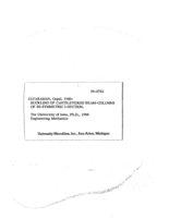 Buckling of cantilevered beam-columns of bi-symmetric I-section