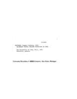 Secondary school teacher migration in Iowa: by Eugene Clarence Whiteman