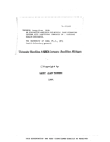 An evaluative analysis of medical care financing systems with particular emphasis on a national health insurance