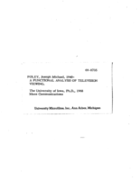 A functional analysis of television viewing