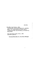 Acquisition and retention of a motor skill as a function of overt self-verbalization and physical or mental practice