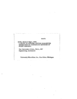 A study of dynamic system parameter estimation by continuous methods of steep descent