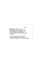 Prediction of rehabilitation counselor effectiveness: the relationship of counselor characteristics to supervisors' ratings