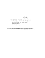 An evaluation of the Iowa special education curriculum development center concept