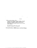 A study of the reverse transfer student: policies regarding his transfer, factors influencing his decision to transfer, changes he made in his educational and vocational plans, and his success after transfer