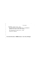 The availability and desirability of information between the parent public and school