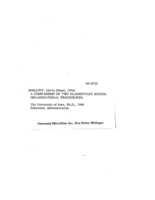 A comparison of two elementary school organizational procedures