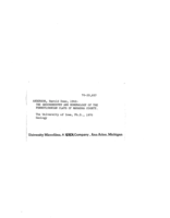 The geo-chemistry and mineralogy of the Pennsylvanian clays of Mahaska county