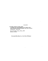 Farmers and reformers in an urban age: the country life movement and the "rural problem", 1900-1920