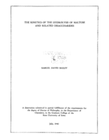 The kinetics of the hydrolysis of maltose and related disaccharides