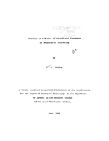 Position as a factor of attentional clearness in relation to stutttering