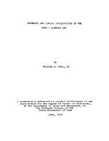 Economic and social implications of the Taft-Hartley act