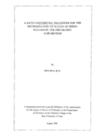 A rapid gravimetric procedure for the determination of silicon in ferrosilicons by the perchloric acid method