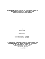 A comparision[sic] of oral reading and spontaneous speech of stutterers with special reference to the adaptation and consistency effects