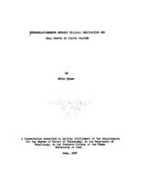 Interrelationships between cellular respiration and cell growth in tissue culture