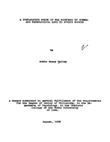 A comparative study of the response of normal and pathological ears to speech sounds
