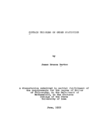 Certain theorems on order statistics