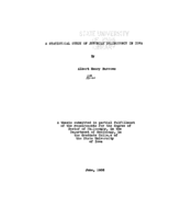 A statistical study of juvenile delinquency in Iowa