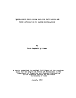 Vapor-liquid equilibrium data for fatty acids and their application to vacuum distillation