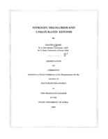 Nitrogen trichloride and unsaturated ketones