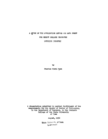 A study of the application letter and data sheet for recent college graduates entering industry
