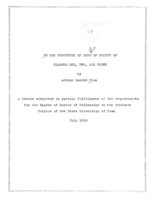 On the structure of sets of points of classes one, two, and three
