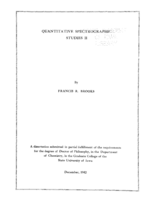 Quantitative spectrographic studies II
