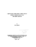 A study of social science courses in general education programs of selected colleges in the North Central Association