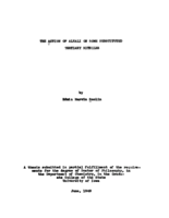 The action of alkali on some substituted teritiary nitriles