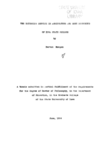 The Extension service in agriculture and home economics of Iowa state college