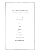 A study of the mechanism of the catalytic decomposition of esters by nickel