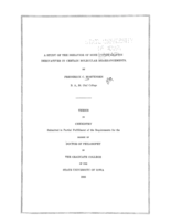 A study of the behavior of some cycloparaffin derivatives in certain molecular rearrangements