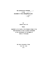 The administrative functions of the Department of Public Instruction in Iowa