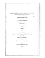 The reduction products of 2,5 dibromo-nitro benzene with different reducing agents