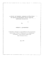 A study of possible abnormal reactions on monochloroamine with certain Grignard reagents
