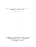 Identification of stimuli associated with clinical disturbance by means of a word-association method