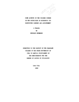 Some aspects of the college course in the principles of economics: its objectives, content, and achievement