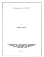 Studies of liver function