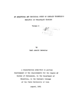 An analytical and empirical study of certain techniques employed in vocabulary testing