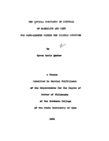 Optical constants of crystals of magnesium and zinc for wave-lengths within the visible spectrum