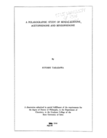 A polarographic study of benzalacetone, acetophenone and benzophenone