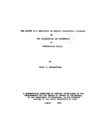 The effect of a knowledge of certain grammatical elements on the acquisition and retention of punctuation skills