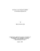 The rise of the legislative assembly in provincial Massachusetts