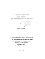 Two experiments with work type reading exercises given in the ninth grade of the high school