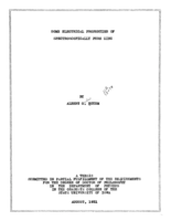 Some electrical properties of spectroscopically pure zinc