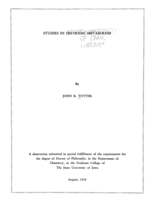 Studies in histidine metabolism