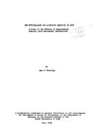The hypothalamus and affective behavior in cats; a study of the effects of experimental lesions, with anatomical correlations