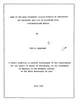 Some of the more prominent characteristics of reflection and secondary emission of electrons from polycrystalline metals