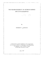 The rearrangement of hydroxyamines and ethyleneimines